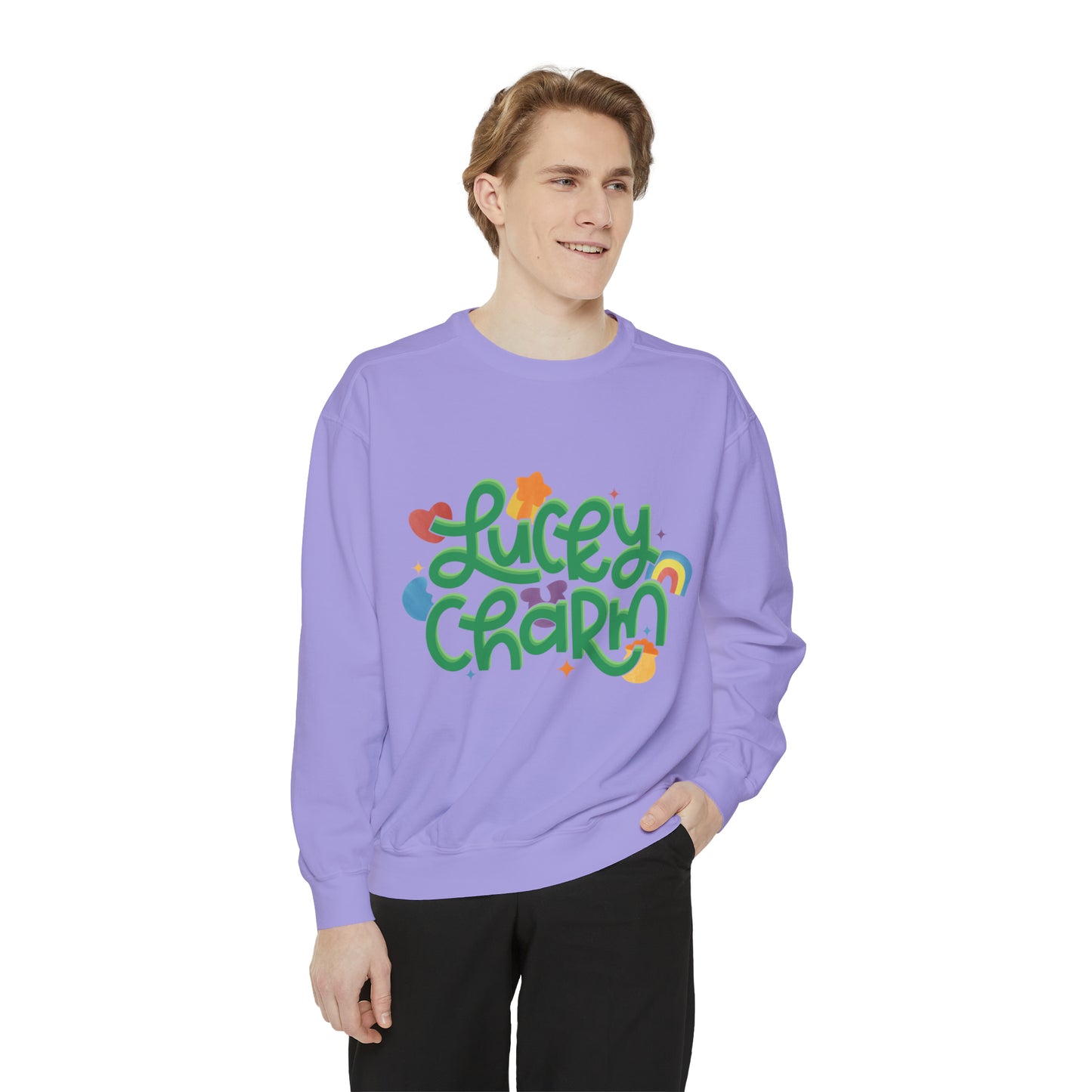 LUCKY CHARM Unisex Garment-Dyed Sweatshirt