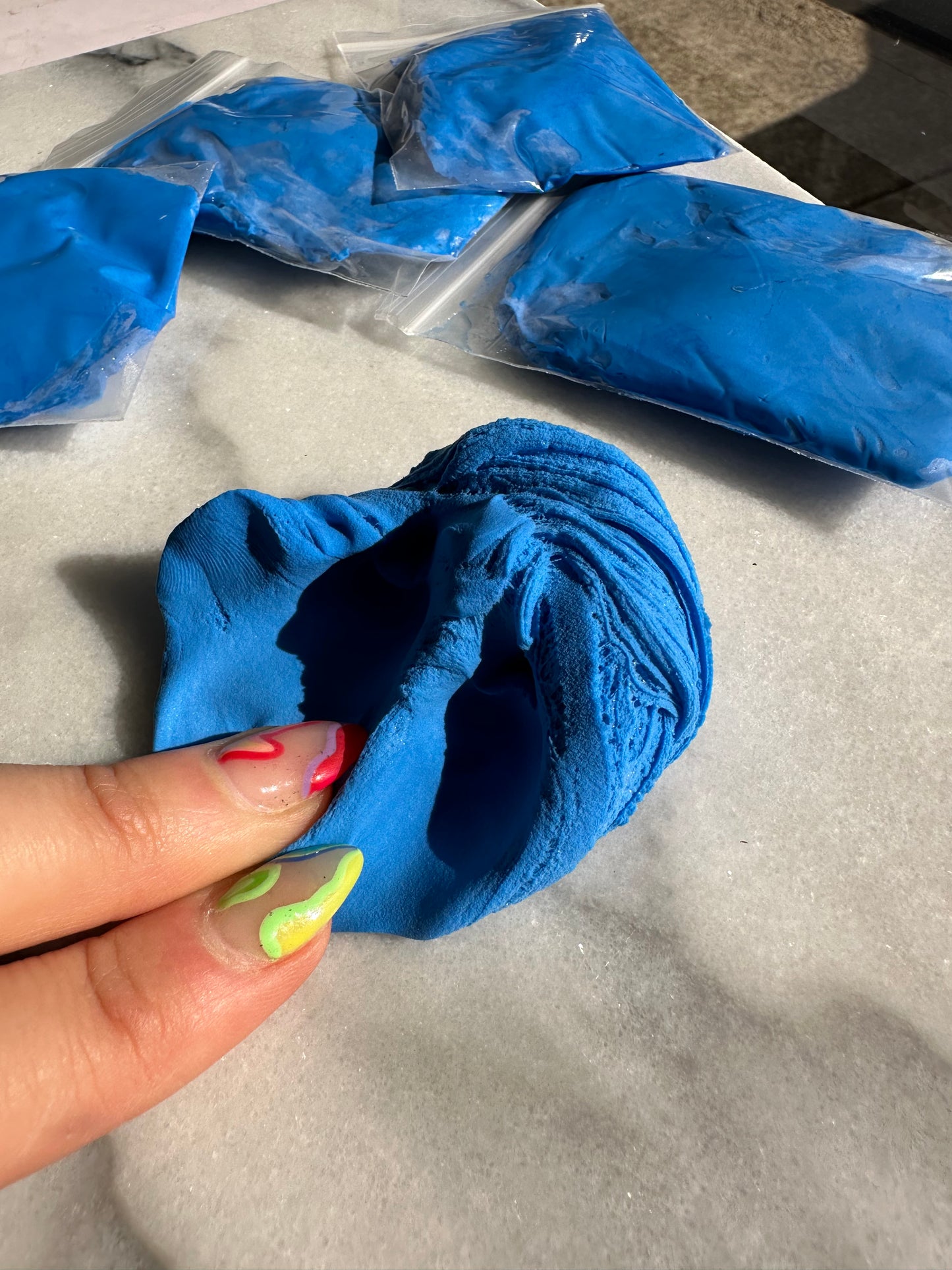 Blue Air Dry Clay 10g