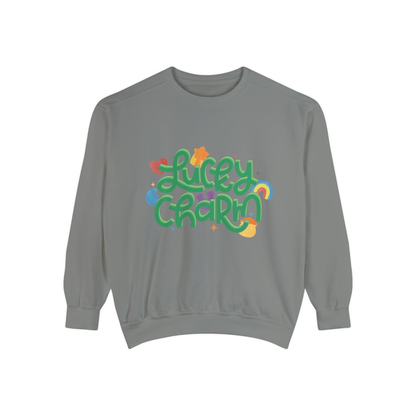 LUCKY CHARM Unisex Garment-Dyed Sweatshirt