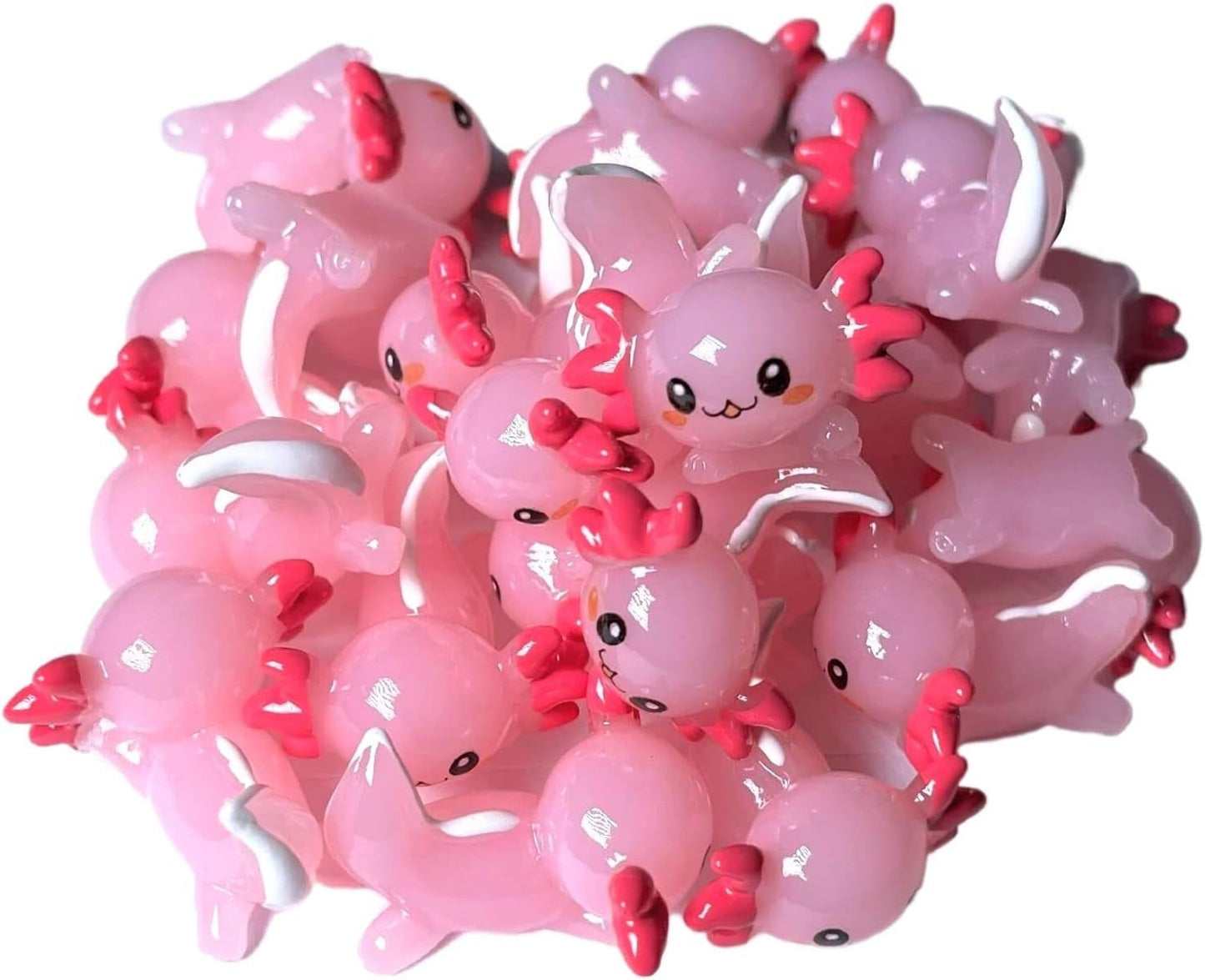 Pink Axolotl Charms