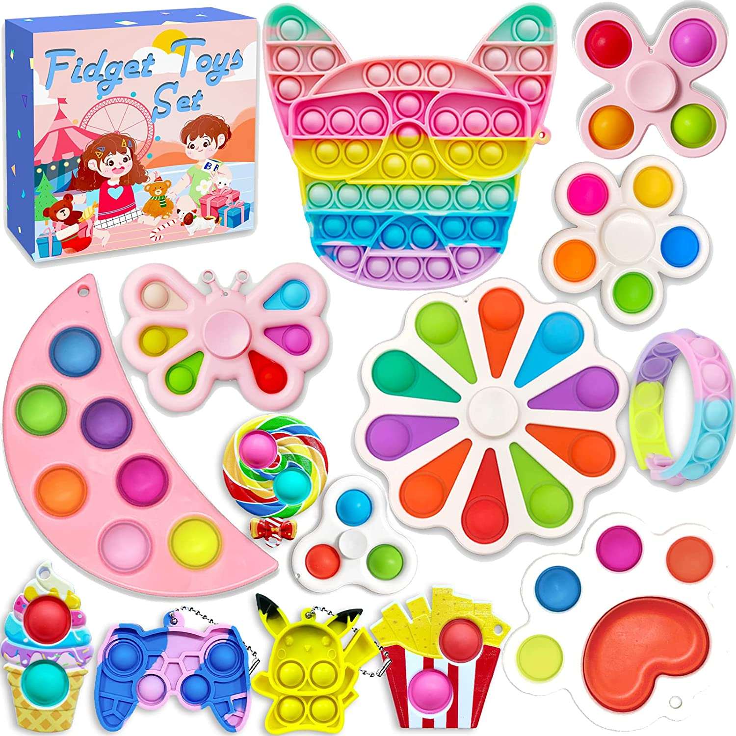 sød smag blive forkølet ensidigt Fidget Toy Bundle Pack (15+ Fidgets) – Shop Nichole Jacklyne
