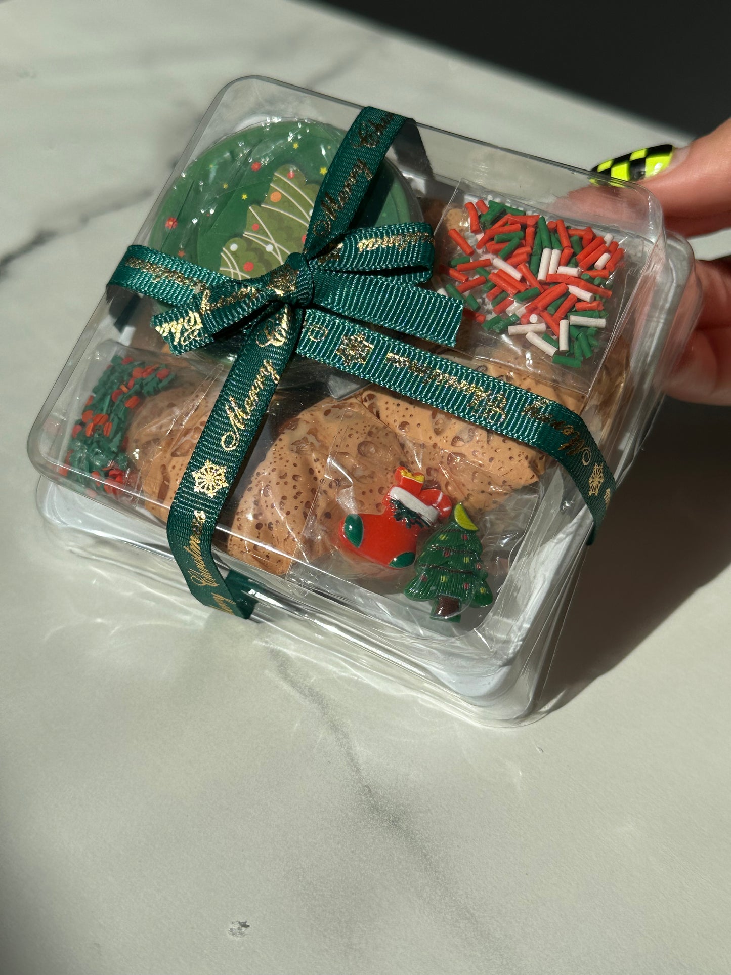 Green Christmas Cookies DIY Slime Kit
