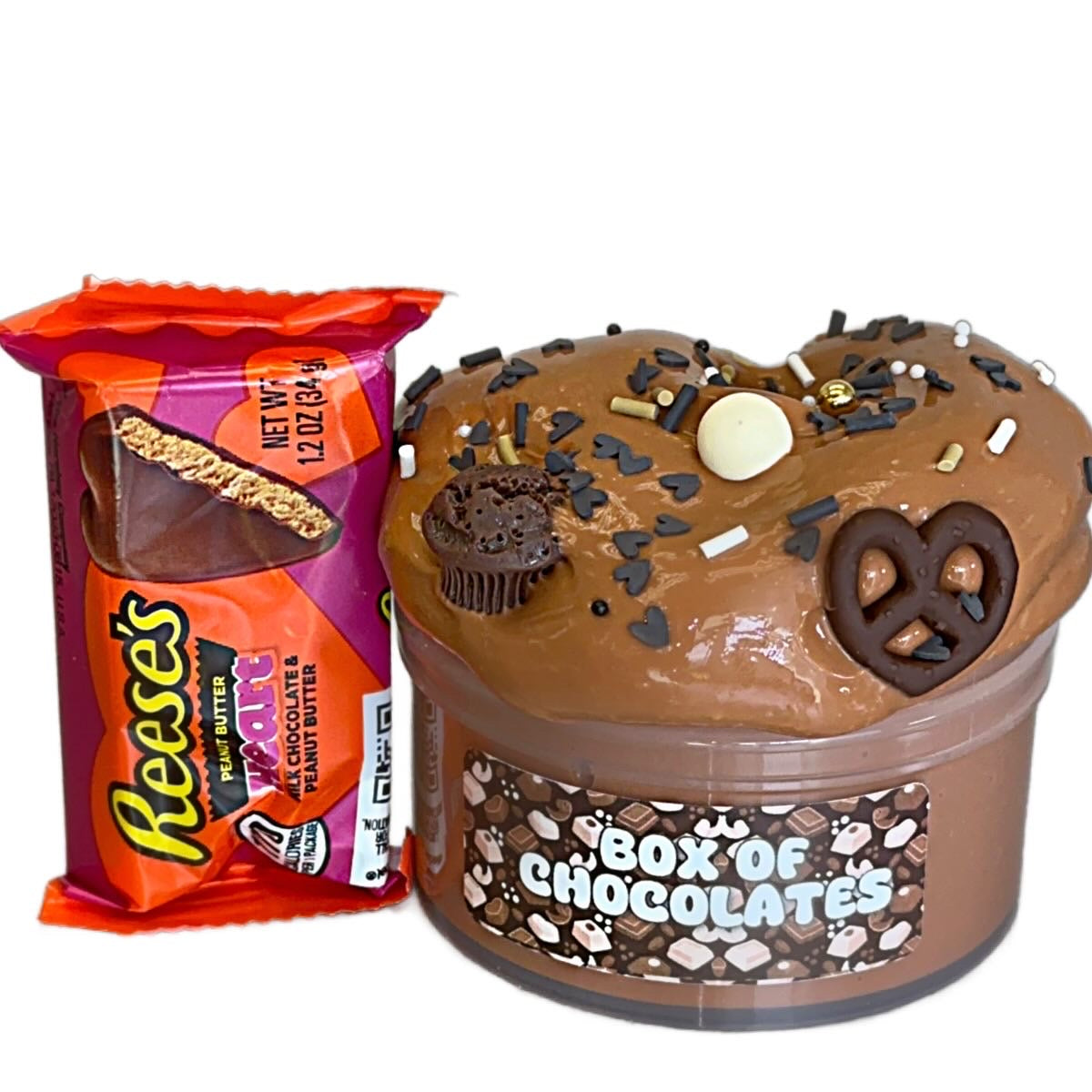 Box of Chocolates Slime + Chocolate Candy