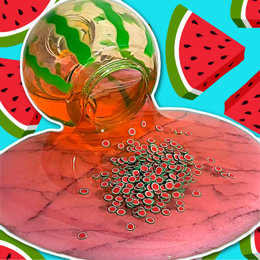 Watermelon Water Slime DIY (+ Watermelon Sprinkles)