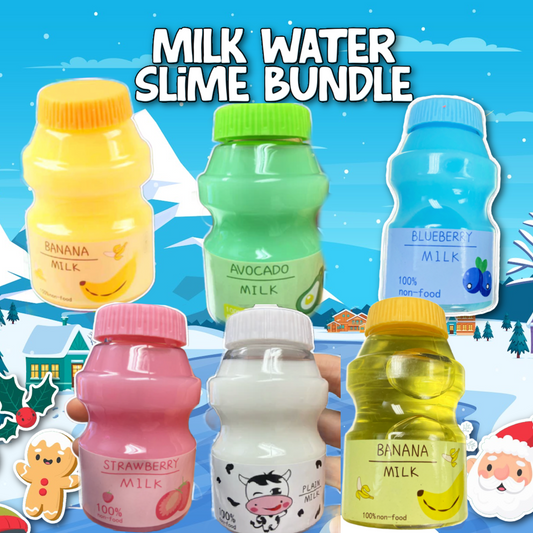 Milk Water Slime Bundle 6 PACK