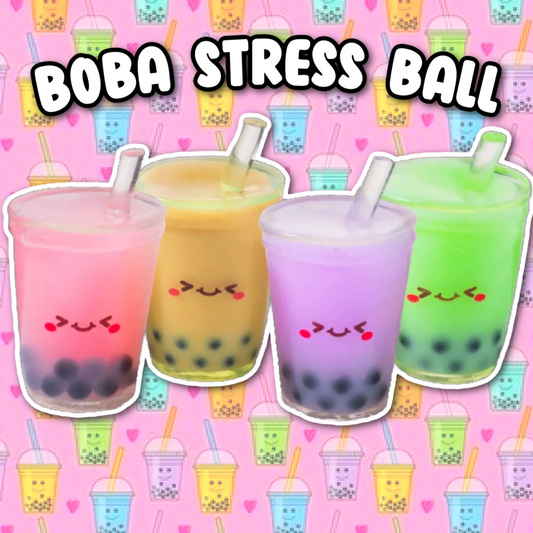 Boba Tea Stress Ball 1pc random