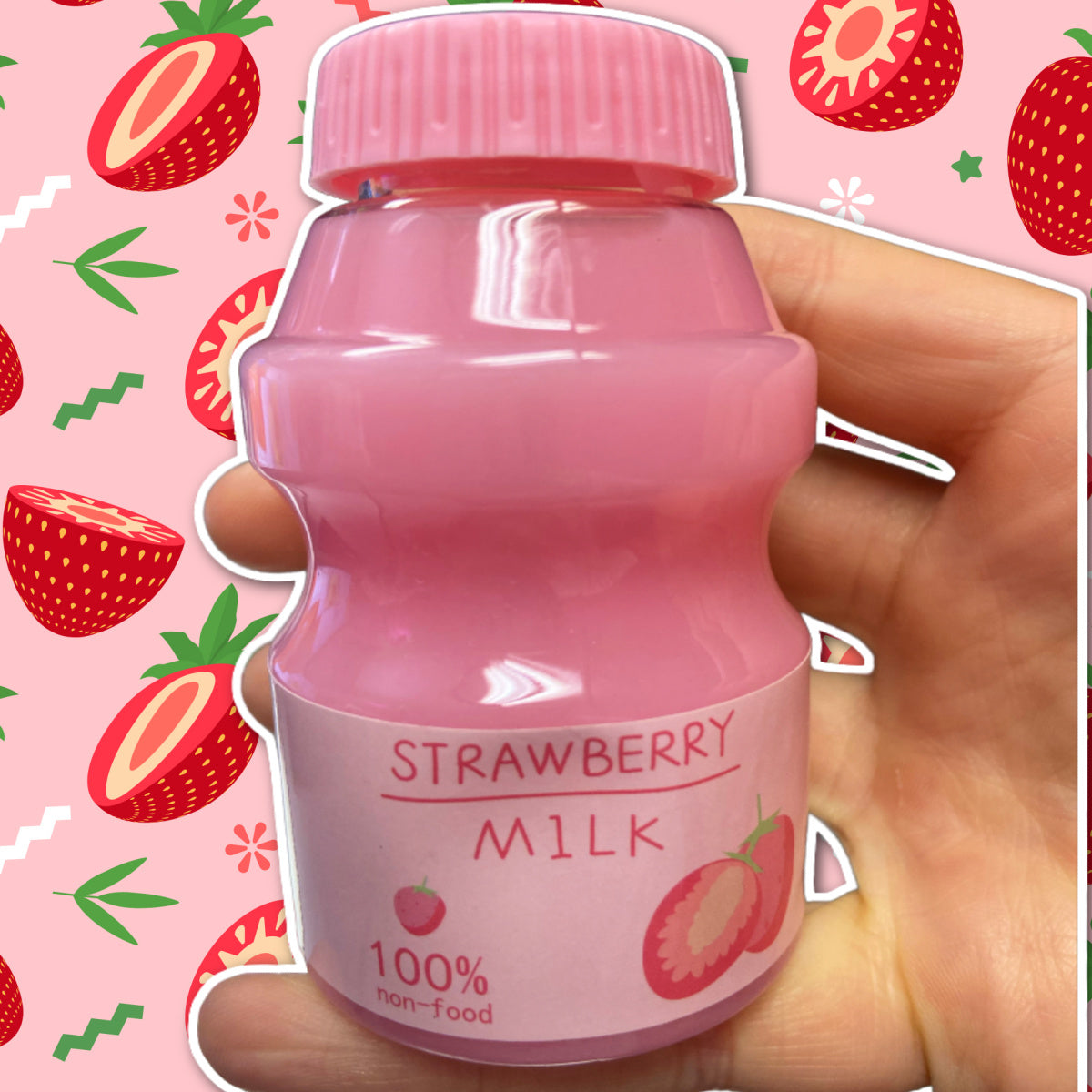 Strawberry Milk Water Slime