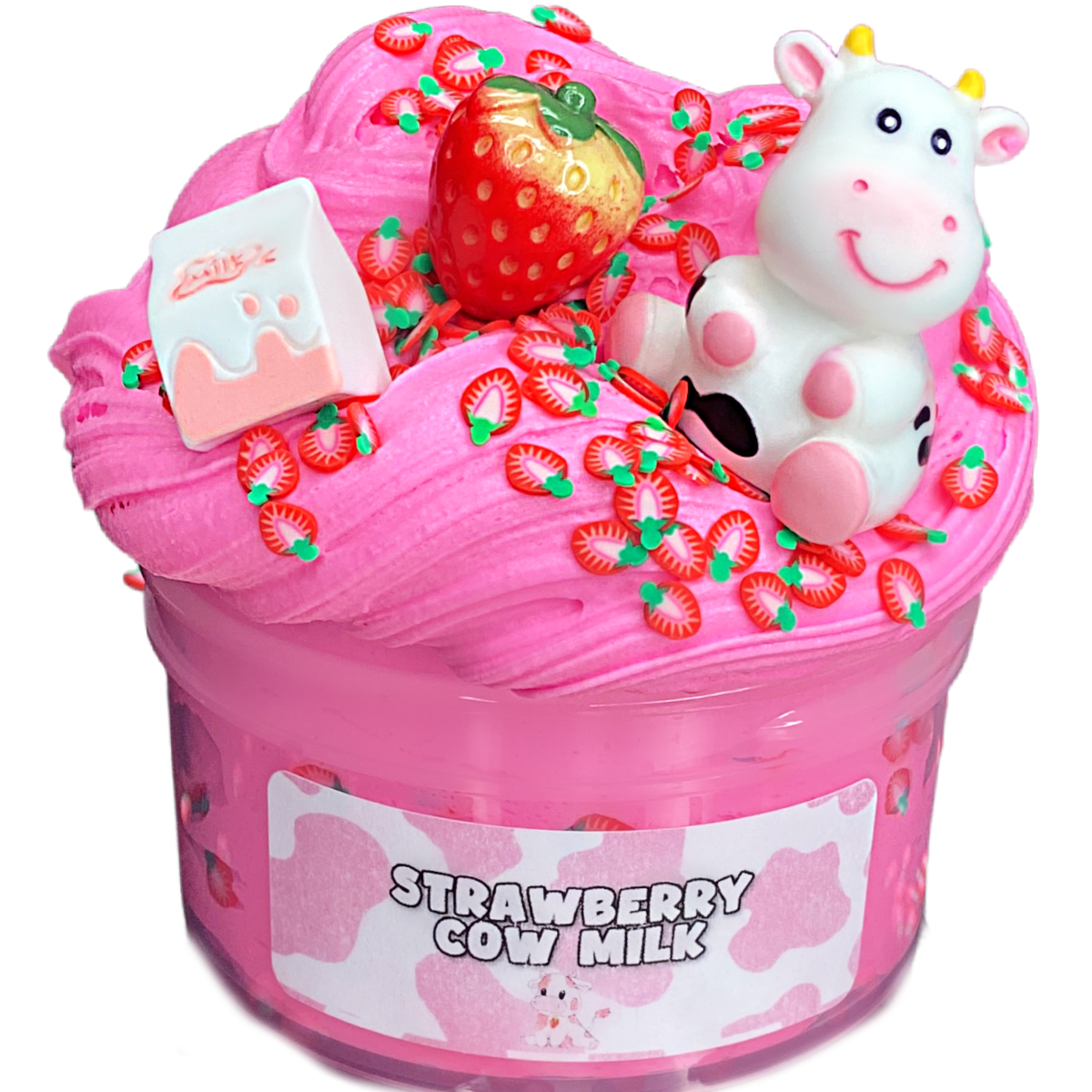 Strawberry Cow Slime
