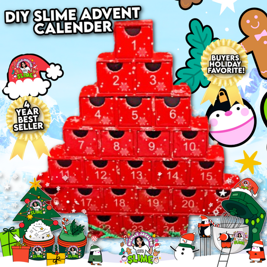 DIY Slime Advent Calendar 24 Day Slime Countdown $300+ VALUE