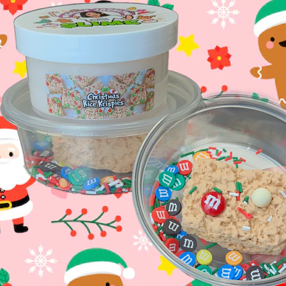 Christmas Rice Krispies DIY Slime Kit