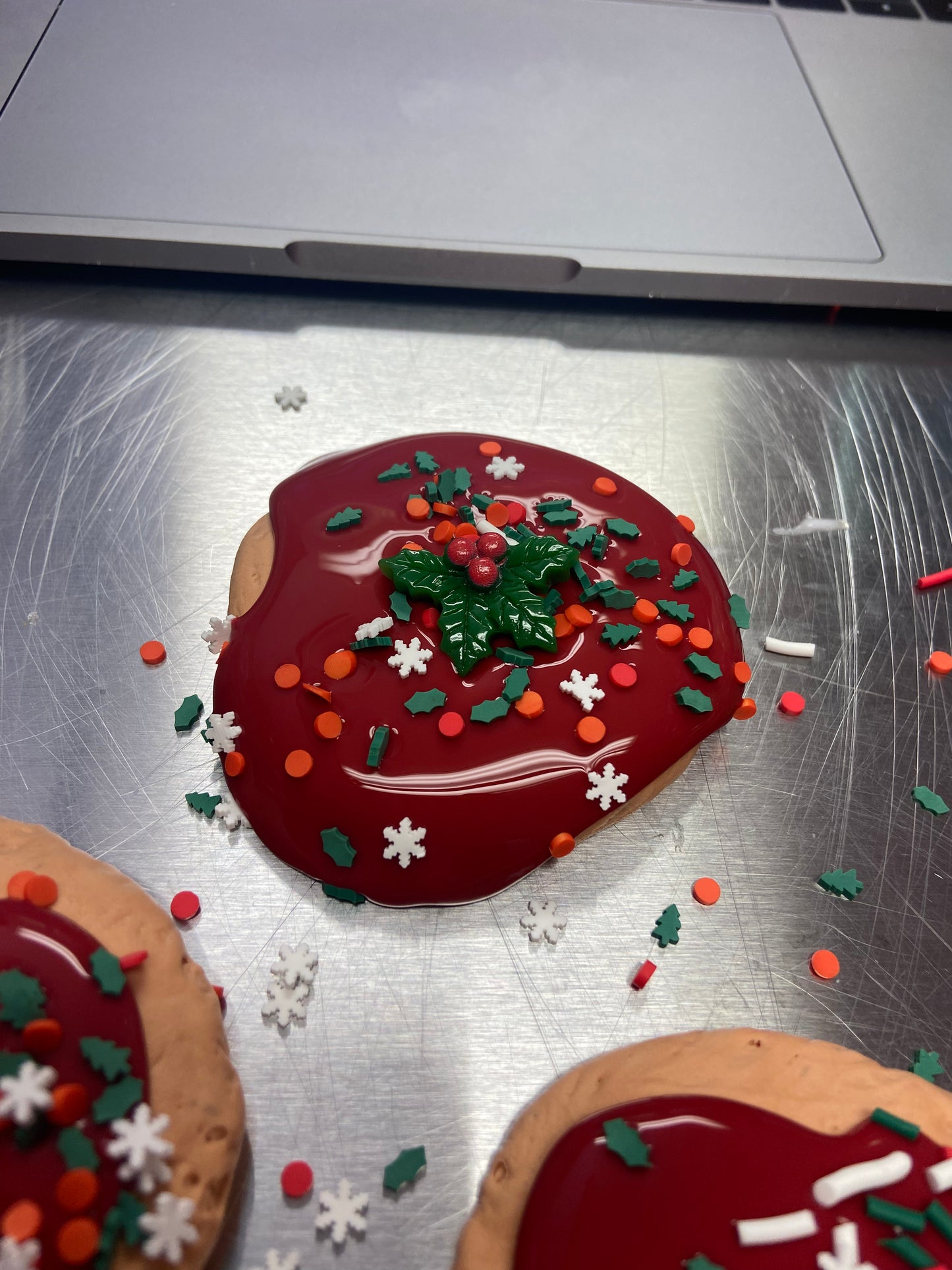 Red Christmas Cookies DIY Slime Kit