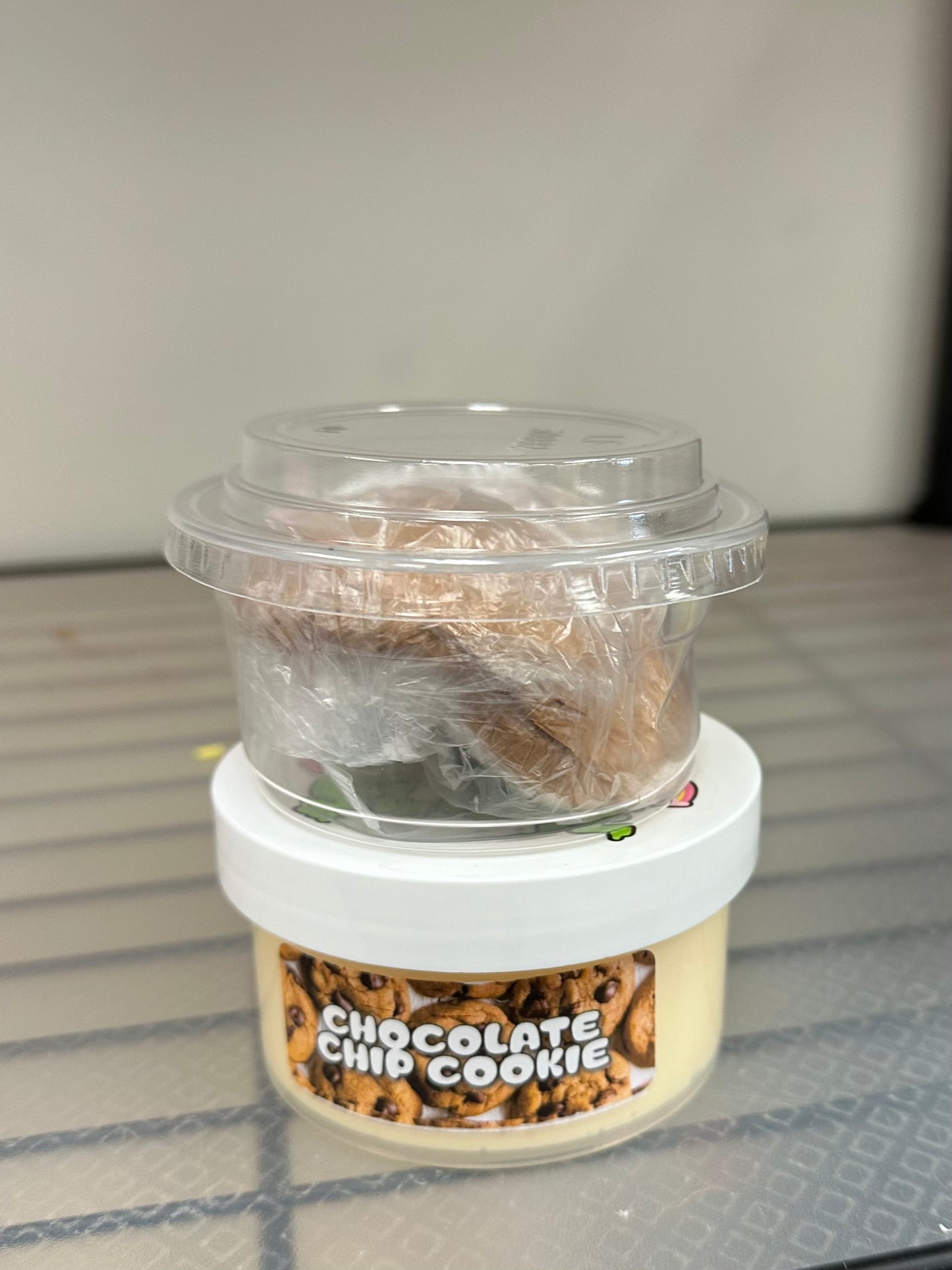 Chocolate Chip Cookie Slime DIY Clay