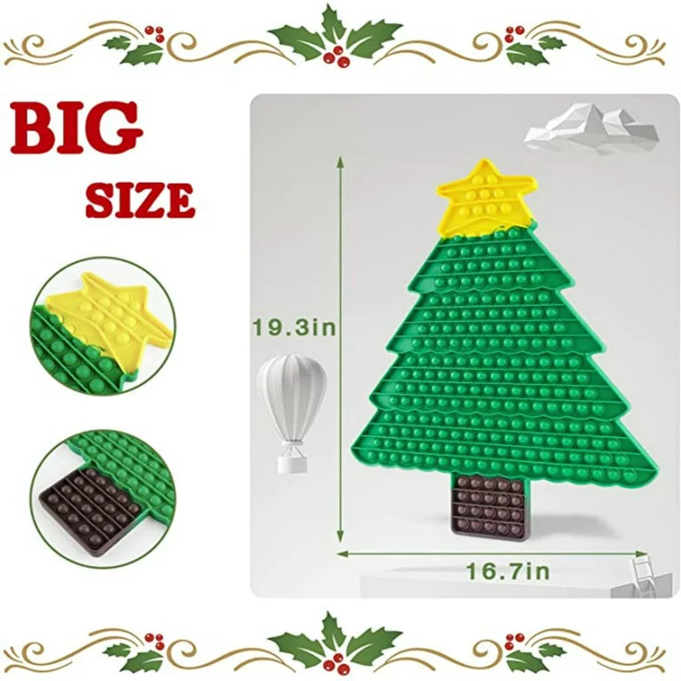 Jumbo Christmas Tree Pop It Fidget 20inches