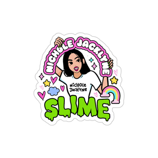 Nichole Jacklyne Slime Die-Cut Stickers