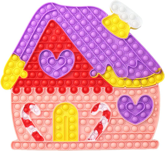 Gingerbread Candy House Pop It Puzzle Christmas