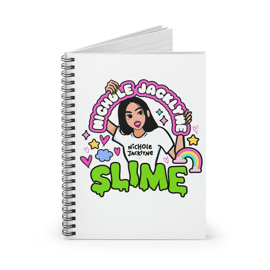 Nichole Jacklyne Slime Spiral Notebook - Ruled Line